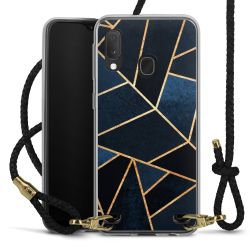 Carry Case Transparent Leather black/gold