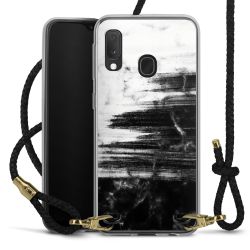 Carry Case Transparent Leather black/gold