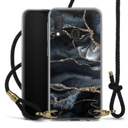 Carry Case Transparent Leather black/gold