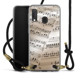 Carry Case Transparent Leather black/gold