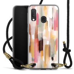 Carry Case Transparent Leather black/gold