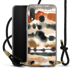 Carry Case Transparent Leather black/gold