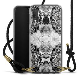 Carry Case Transparent Leather black/gold