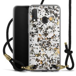 Carry Case Transparent Leather black/gold