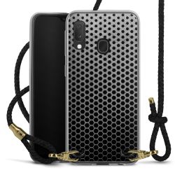 Carry Case Transparent Leather black/gold