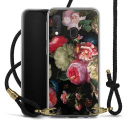 New Carry Case Transparent Leder schwarz/gold