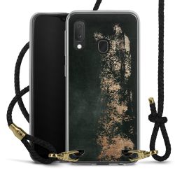 Carry Case Transparent Leather black/gold