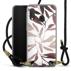 Carry Case Transparent Leather black/gold