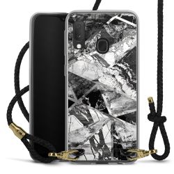 Carry Case Transparent Leather black/gold