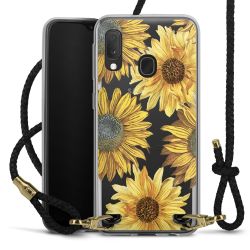 Carry Case Transparent Leather black/gold