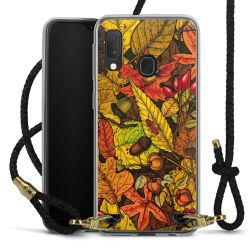 Carry Case Transparent Leather black/gold