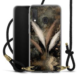 Carry Case Transparent Leather black/gold