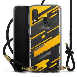 Carry Case Transparent Leather black/gold