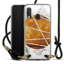 Carry Case Transparent Leather black/gold