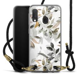 Carry Case Transparent Leather black/gold