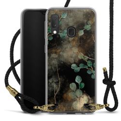 Carry Case Transparent Leather black/gold