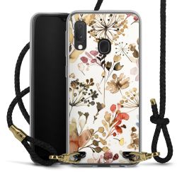 Carry Case Transparent Leather black/gold