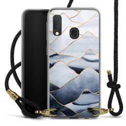 Carry Case Transparent Leather black/gold