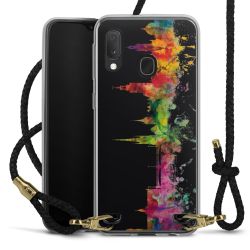 Carry Case Transparent Leather black/gold