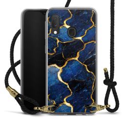 Carry Case Transparent Leather black/gold