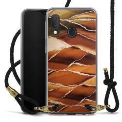 Carry Case Transparent Leather black/gold