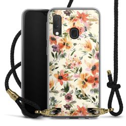 Carry Case Transparent Leather black/gold