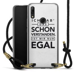 Carry Case Transparent Leder schwarz/gold