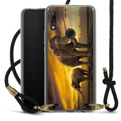 Carry Case Transparent Leather black/gold