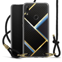 Carry Case Transparent Leather black/gold