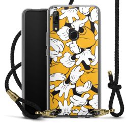 Carry Case Transparent Leather black/gold