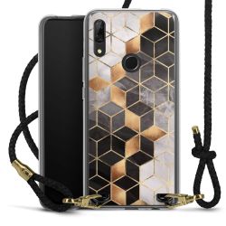 Carry Case Transparent Leather black/gold