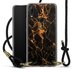 Carry Case Transparent Leather black/gold