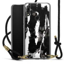 Carry Case Transparent Leather black/gold