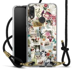 Carry Case Transparent Leather black/gold