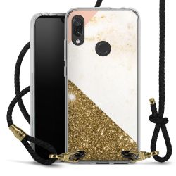 Carry Case Transparent Leather black/gold