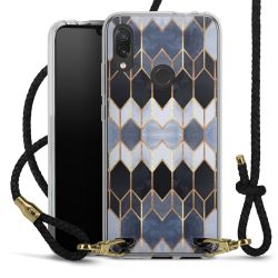 Carry Case Transparent Leather black/gold