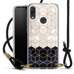 Carry Case Transparent Leather black/gold