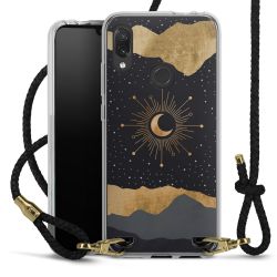 Carry Case Transparent Leather black/gold