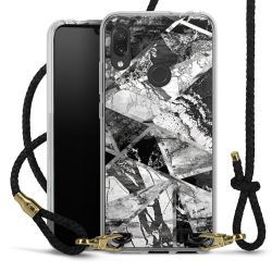 New Carry Case Transparent Leder schwarz/gold