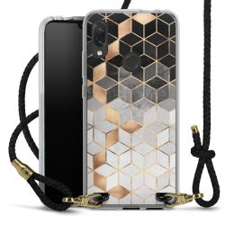 Carry Case Transparent Leather black/gold