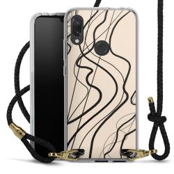 Carry Case Transparent Leather black/gold