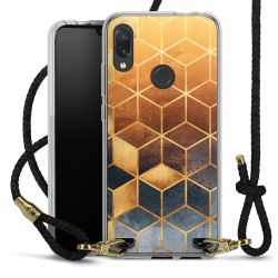 Carry Case Transparent Leather black/gold