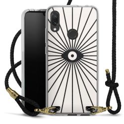 Carry Case Transparent Leather black/gold