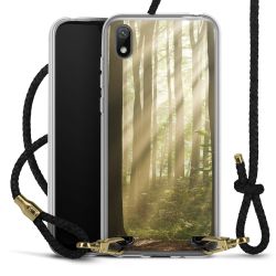 Carry Case Transparent Leather black/gold