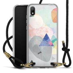 Carry Case Transparent Leather black/gold