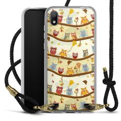 Carry Case Transparent Leather black/gold