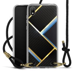 Carry Case Transparent Leather black/gold