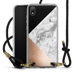 Carry Case Transparent Leather black/gold