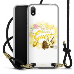 Carry Case Transparent Leather black/gold