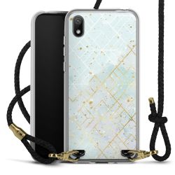 Carry Case Transparent Leather black/gold